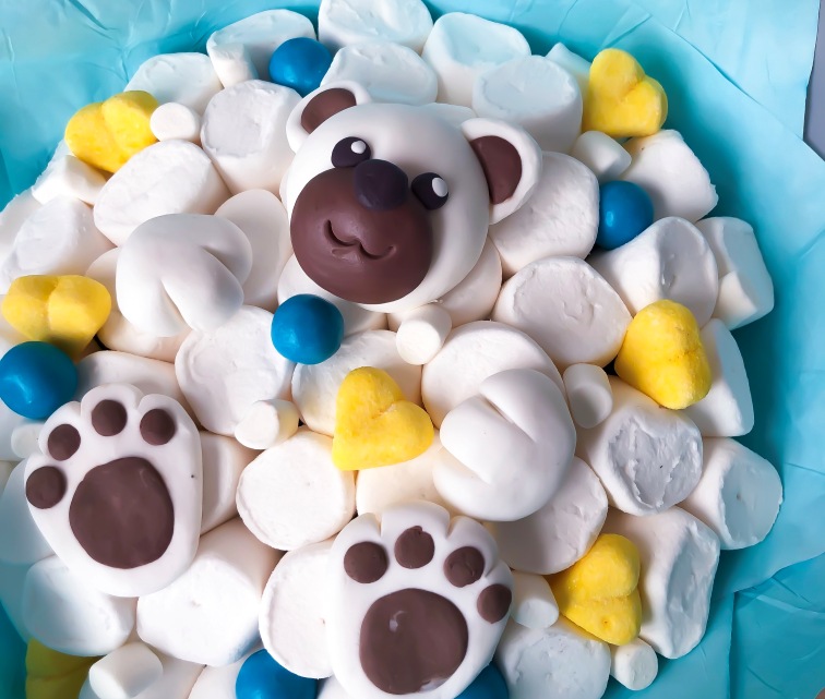 Kaka för barn från marshmallows och choklad 