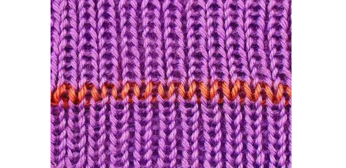 Šití pletení šály na šátek