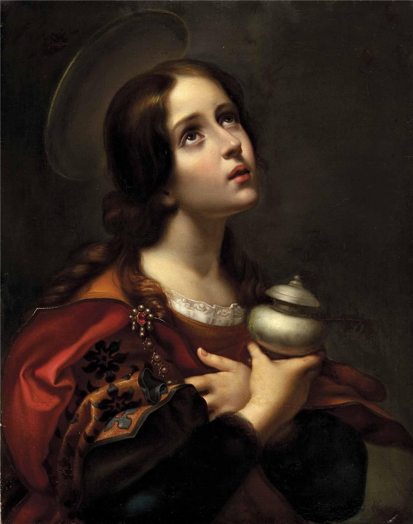  Mary Magdalene, yang kehormatan orang -orang kudus menawarkan nama, adalah simbol pertobatan