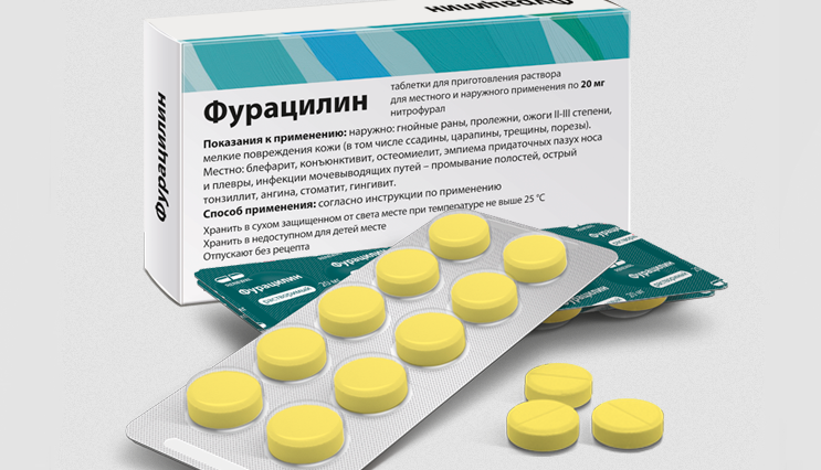 Furatsilin v tabletách