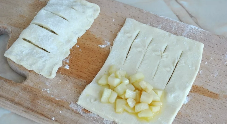 Pai puff pastry yang indah dan benar