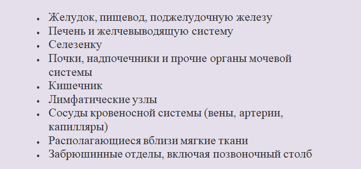 Исследование органов и систем при помощи томографии