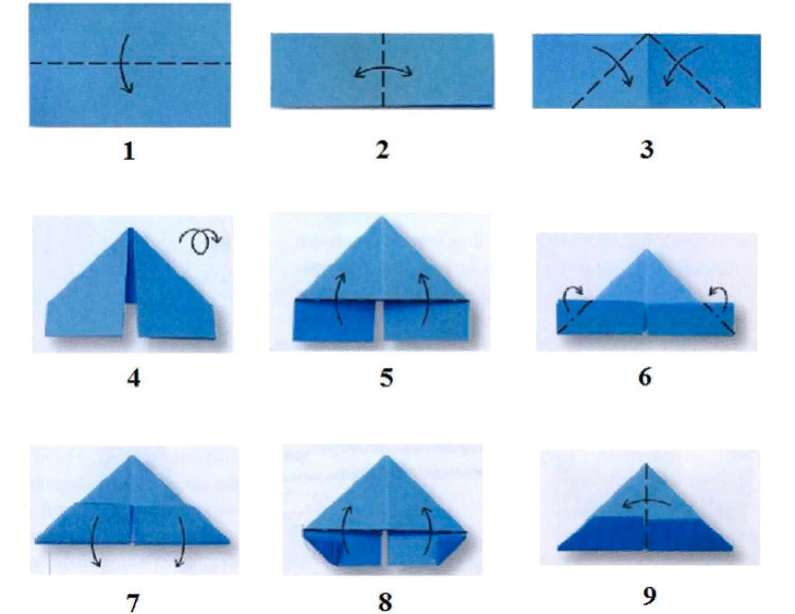 Objemová sněhová vločka v technice modulárního origami: instrukce