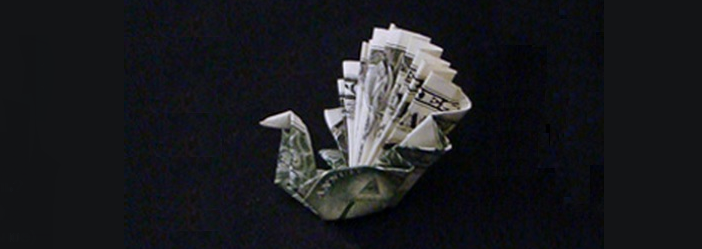 Pavlin Origami från pengar med dina egna händer