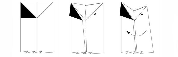 Origami dollar: instruktion
