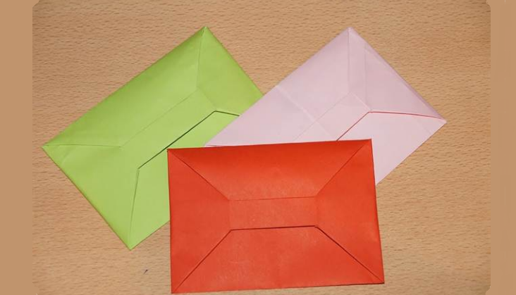 Origami pengar kuvert