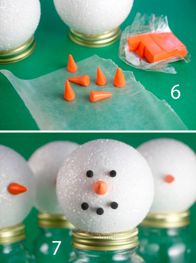 Jak vyrobit sněhuláka pro nový rok svými vlastními rukama?