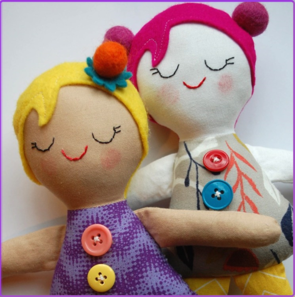 Připravené -vyrobené panenky s vlastními rukama z tkaniny