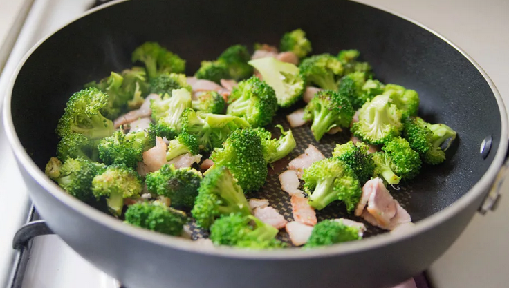 Stekt broccoli