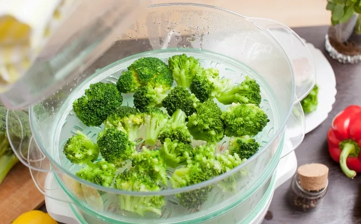 Frysta broccoli - ånga