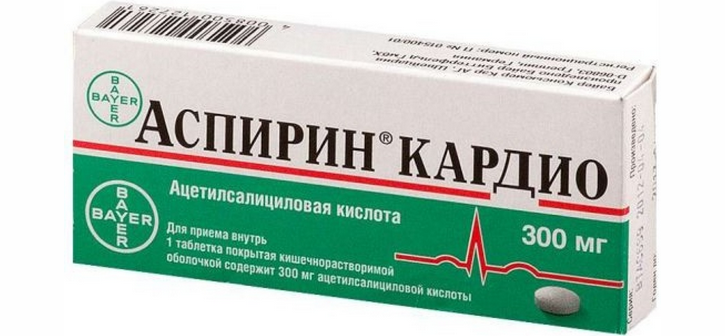 Aspirin-kardio pro zkapalnění krve