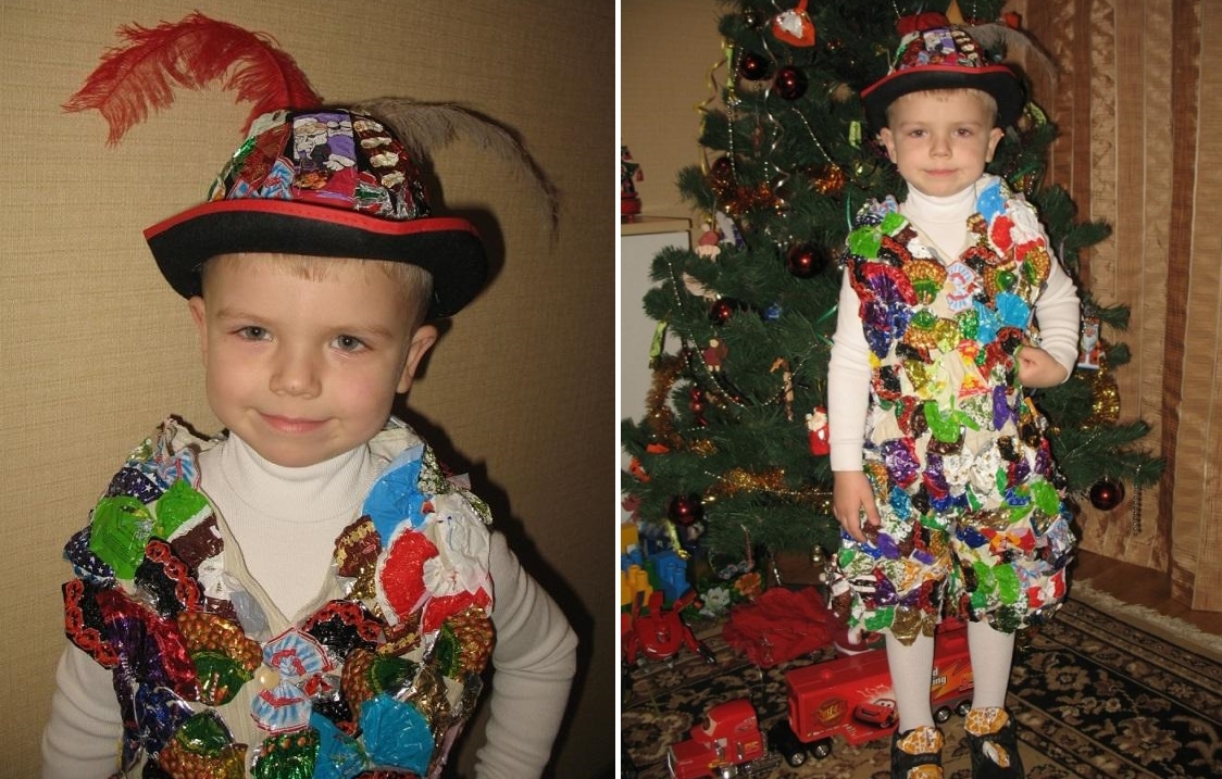 Candy Costume för en pojke